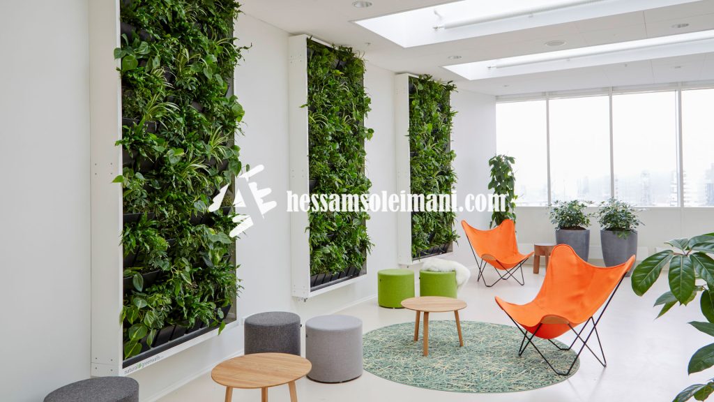 دیوار سبز در طراحی داخلی