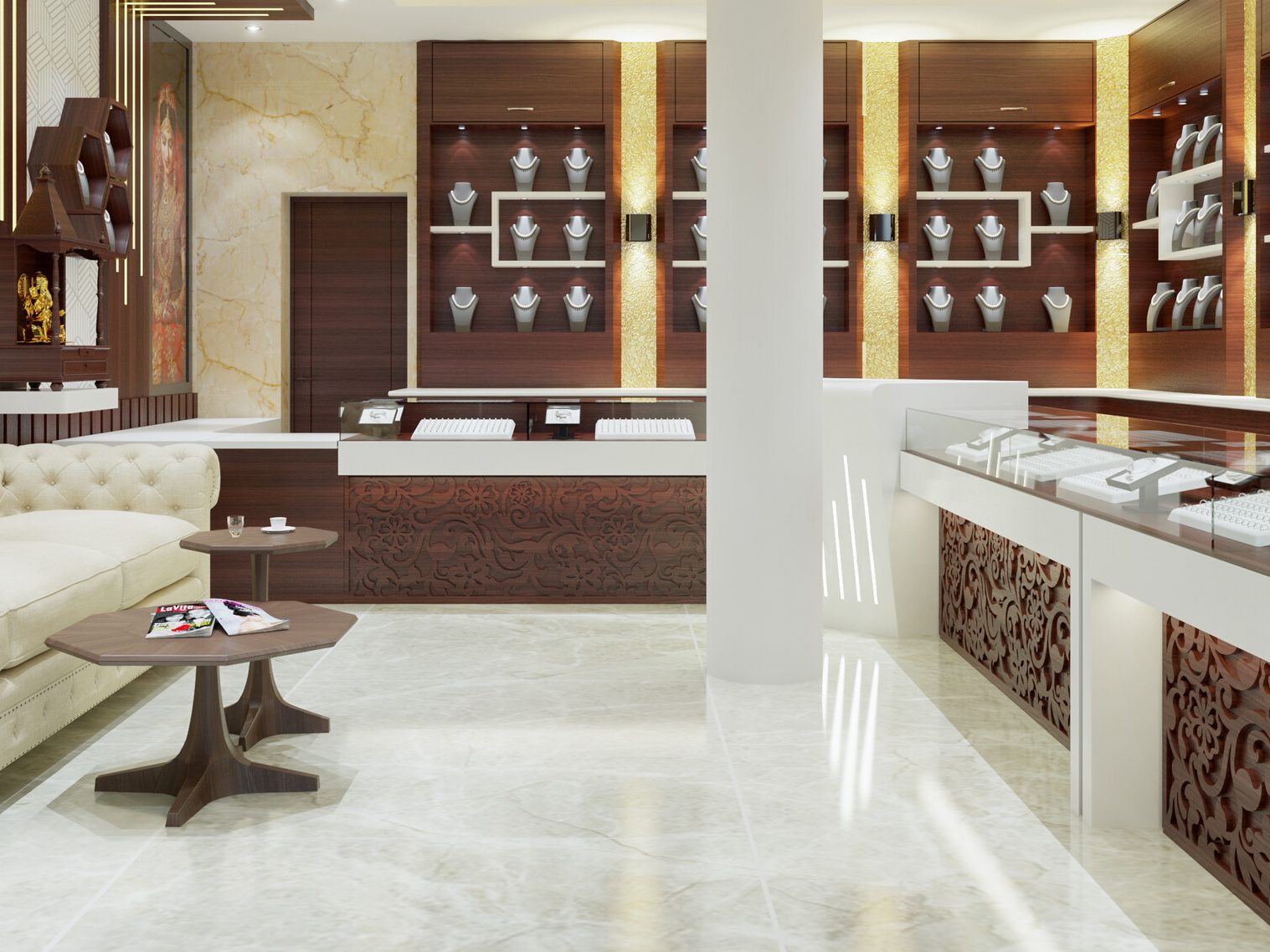 تزئینات و جزئیات طلافروشی