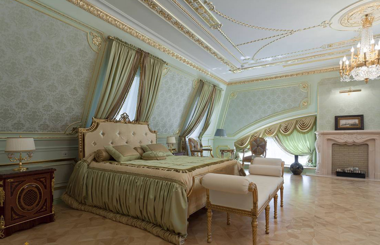 طراحی اتاق خواب به سبک کلاسیک؛ نور