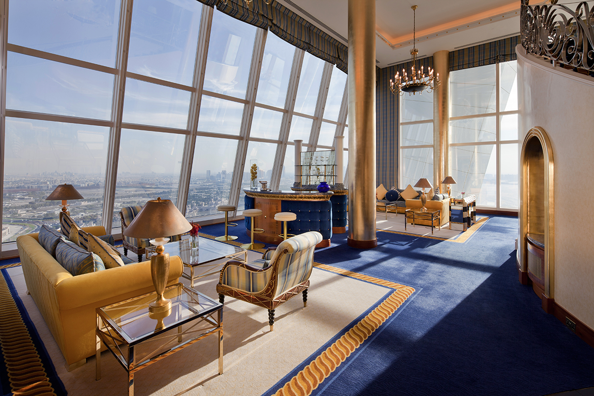 سوییت دیپلماتیک در هتل لوکس برج العرب
