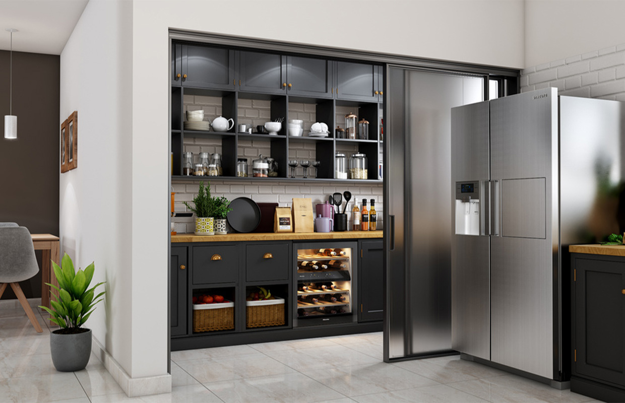 پنتری روم (pantry room) چیست؟ فضایی کاربردی و دلپذیر در آشپزخانه